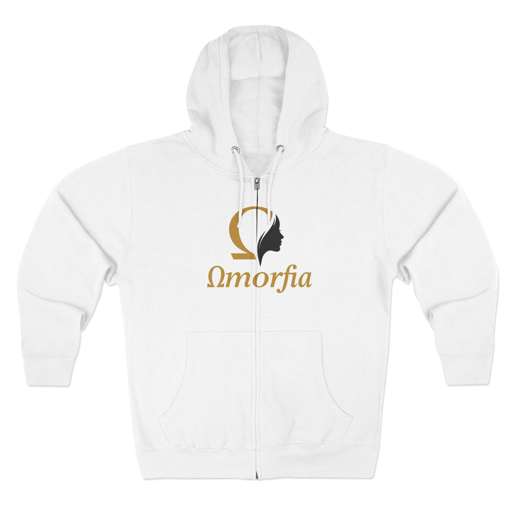 Sweat à capuche zippé avec logo Omorfia 