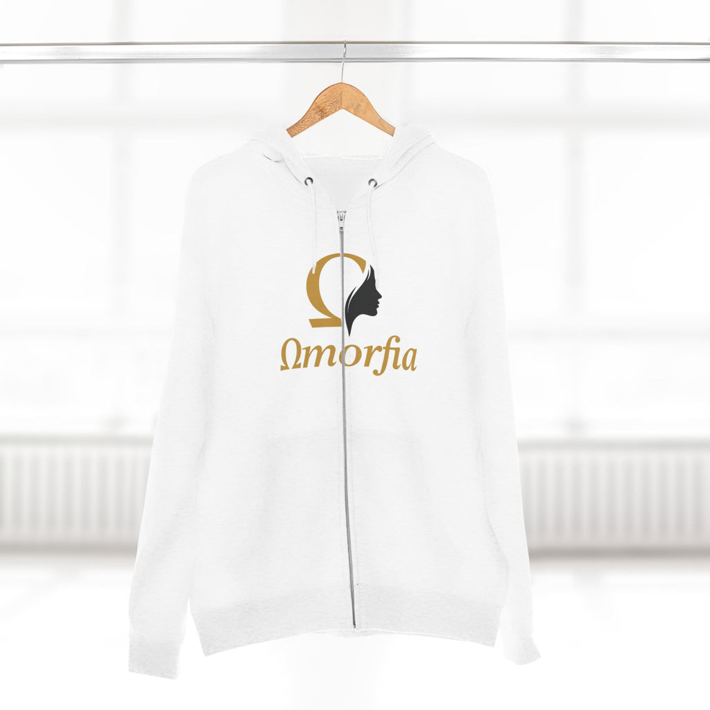 Sweat à capuche zippé avec logo Omorfia 